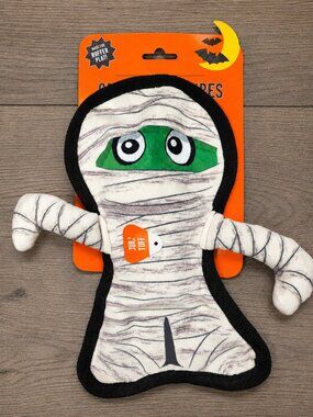 Fringe Studio Halloween Mummy Dog Squeaky Toy – New With Tags